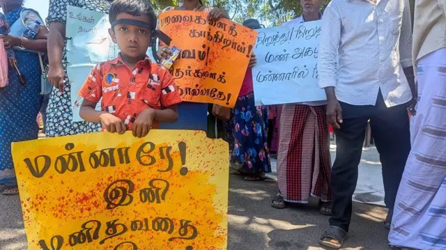மன்னார் காற்றாலை திட்டம், இலங்கை, போராட்டம் 