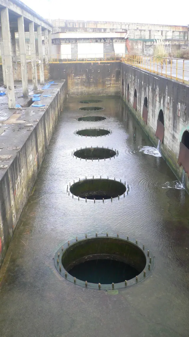 Instalações da usina nuclear de Lemóniz, em imagem de 2012