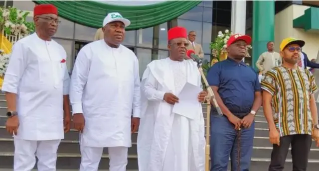 Ndị otu gọvanọ Ọwụwa Anyanwụ Naịjirịa kwuru ugboro ugboro na ha akwụdogiri atụmatụ 'Sit at home'