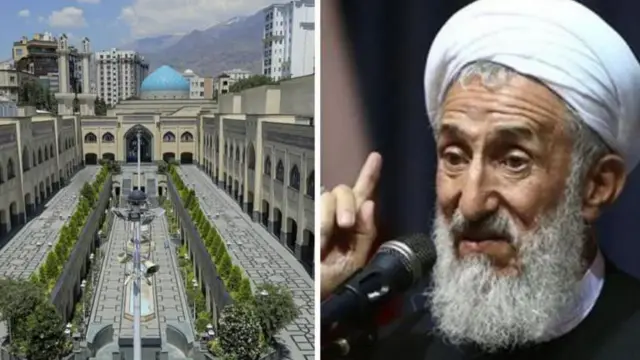 کاظم صدیقی و نمای حوزه علمیه امام خمینی