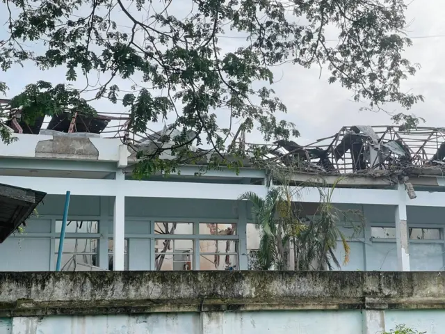 ဇူလိုင် ၄ ရက် ညပိုင်းက လေကြောင်းကနေ ဗုံးကြဲခံရတဲ့ ဆေးရုံ