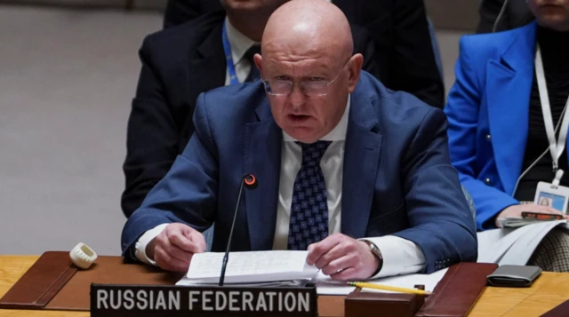 سفير روسيا لدى الأمم المتحدة فاسيلي نيبينزيا.