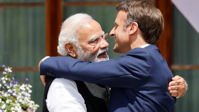 मोदी - मैक्रों