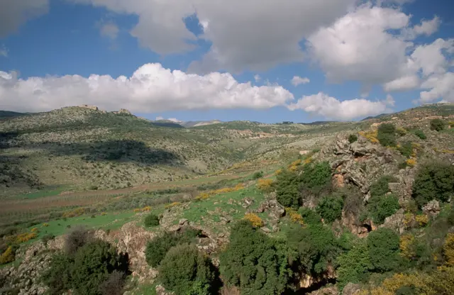 Una fotografía de los Altos del Golán