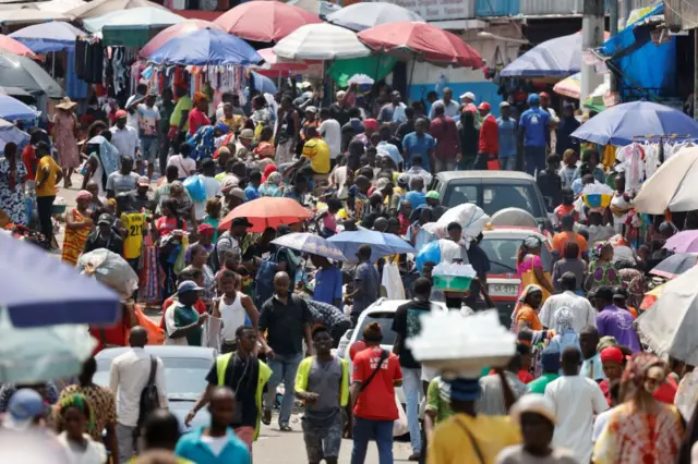 Marché à Libreville