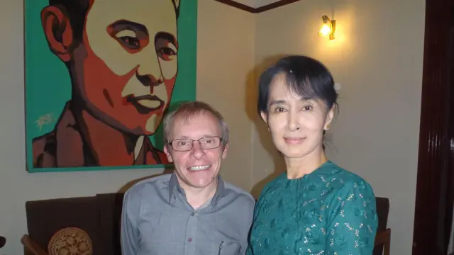 Sean Turnell and Aung San Suu Kyi