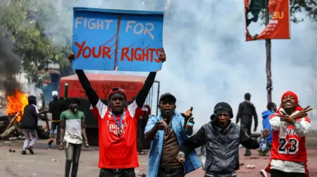 کینیا مظاہرے