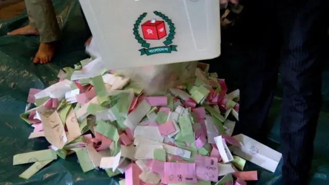 ছবিটি খুলনা সিটি আগের নির্বাচনের ভোট গণনার।