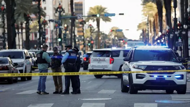 事件から数時間後の現場の様子（1日）