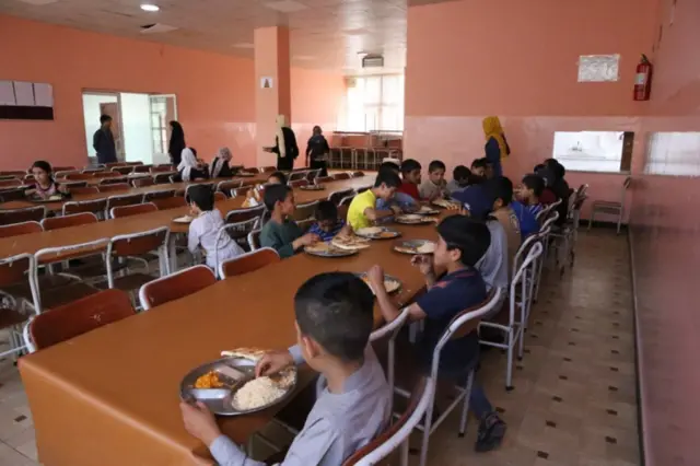 کودکان در پرورشگاهی در کابل
