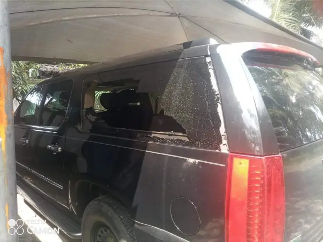 Damaged vehicle