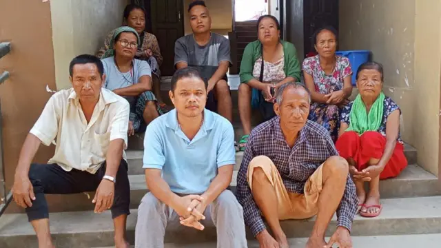 मणिपुर से आए शर्णार्थी 