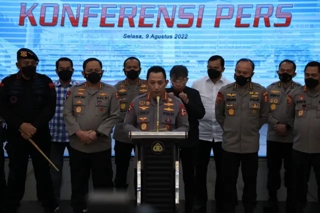 konferensi pers pembunuhan Brigadir J