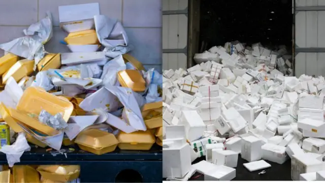 Abọ ounjẹ styrofoam