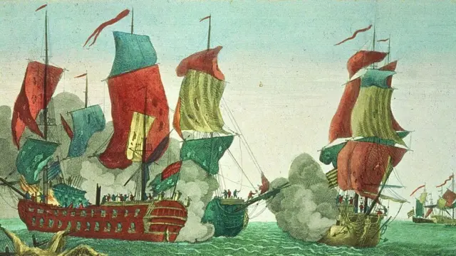 પોર્ટુગીઝ ચાંચિયાની દરિયામાં આણ વર્તાતી, જેના કારણે સુરતના વેપારીઓ ડરતા 