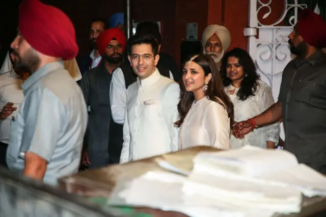 Raghav Chadha iyo Parineeti Chopra