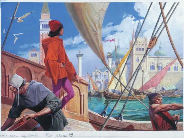 Children's literature - Marco Polo (1254-1324), 