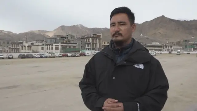 लेह ज़िला कांग्रेस के युवा अध्यक्ष टूंडूप नोरबू 