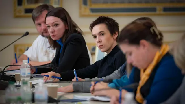 Журналісти під час спілкування з Зеленським