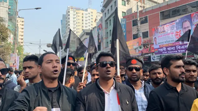 বিএনপির কালো পতাকা মিছিল