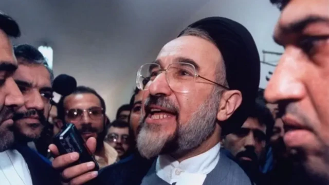 ਇਰਾਨ ਦੇ ਤਤਕਾਲੀ ਰਾਸ਼ਟਰਪਤੀ ਮੁਹੰਮਦ ਖ਼ਾਤਮੀ।