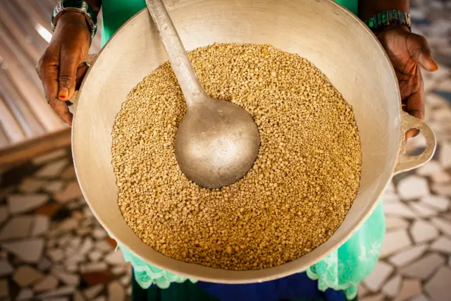 Farine à base de mil