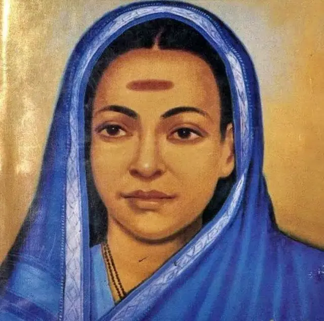'सावित्रीबाई फुले समग्र वाङमय' पुस्तकाच्या मुखपृष्ठावरील चित्र