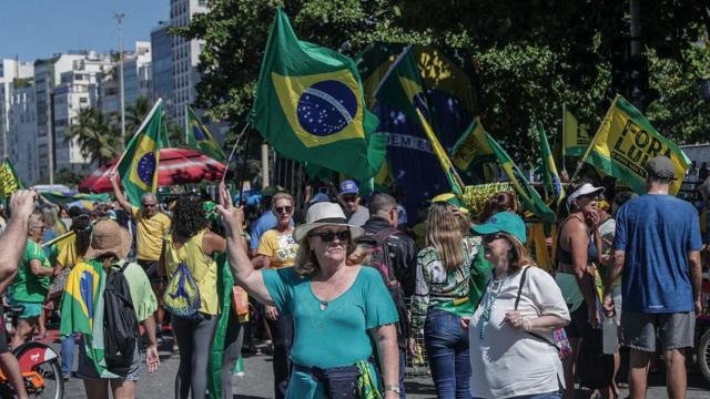 Manifestação pró-Bolsonaro no Riodono do sportingbet28dono do sportingbetabrildono do sportingbet2022 