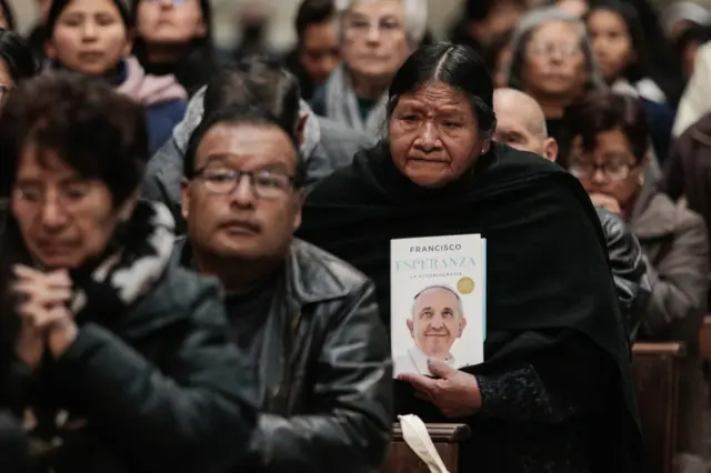 Tưởng niệm Giáo hoàng tại nhà thờ Nuestra Senora de La Paz ở La Paz, Bolivia