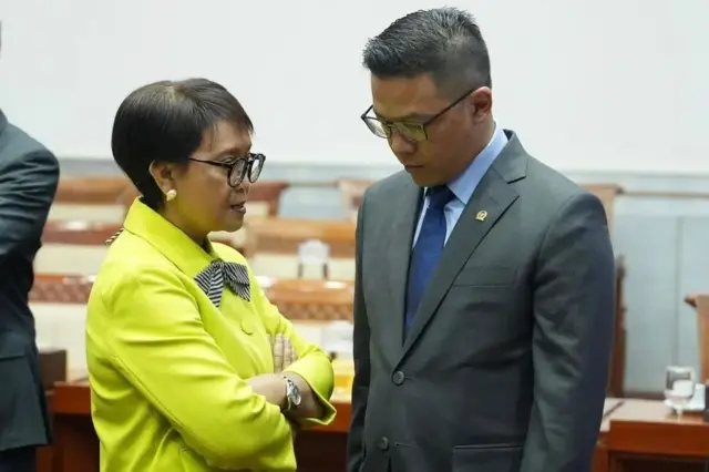 Sugiono, menteri luar negeri, retno marsudi