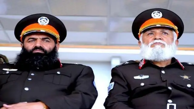 काबुल पुलिस अकादमी के अधिकारी 