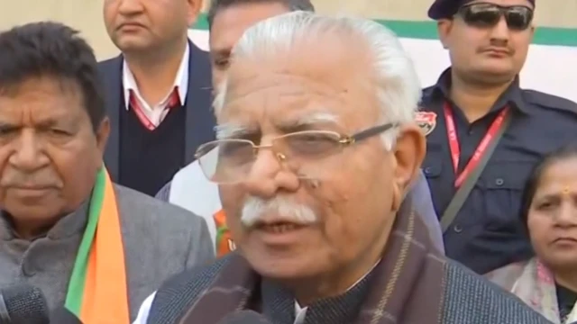 ਹਰਿਆਣਾ ਦੇ ਮੁੱਖ ਮੰਤਰੀ ਮਨੋਹਰ ਲਾਲ ਖੱਟਰ