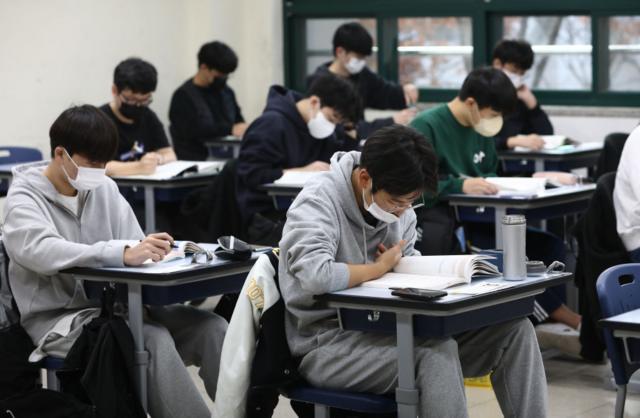Estudiantes en Corea del Sur
