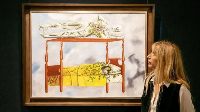 စပိန်လို El sueño (la cama) -အိပ်မက်(အိပ်ရာ) လို့နာမည်ပေးထားတဲ့ ပန်းချီ