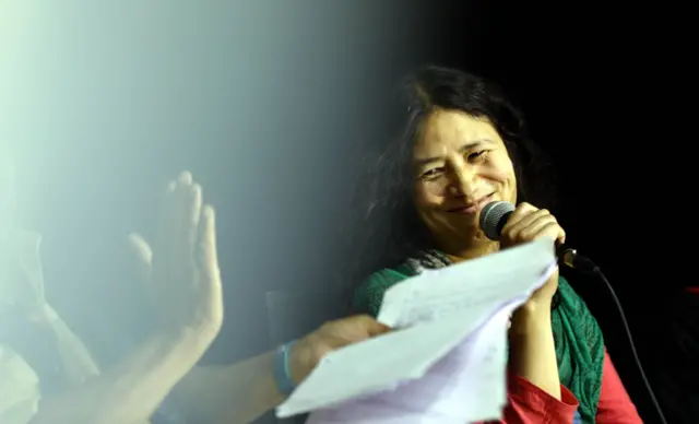 மனித உரிமை ஆர்வலர் இரோம் ஷர்மிளா