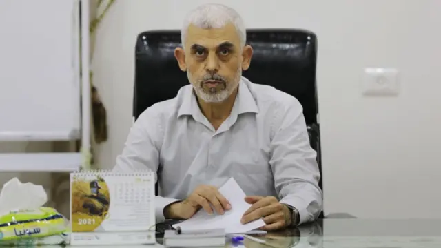 Yahiyaa Sinwaar, Hogganaa Hamaas Roobii darbe humnoota Israa'eliin ajjeefame suuraa waxabajjii bara 2021 kaafame