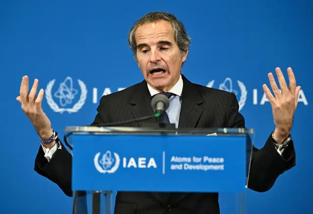 رافائل گروسی در کنفرانس خبری امروز