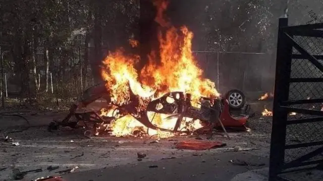 انفجار خودروی یما سیاووش