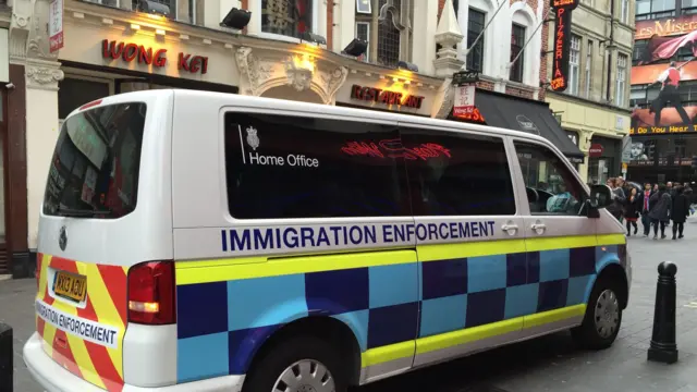 razia pekerja migran di Inggris