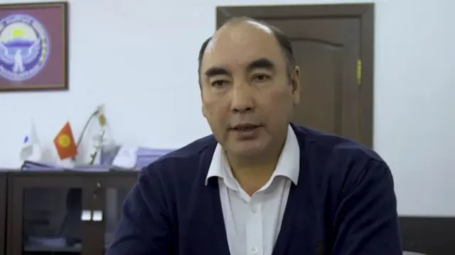 Улуттук Энергохолдингдин жетекчиси Талайбек Байгазиев.