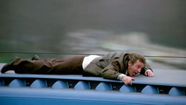 Belmondo na krovu metroa