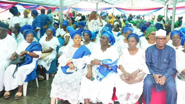 Crowd for di swearing-in of Lagos commissioners