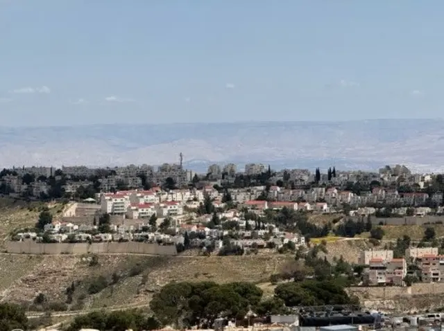 شهرک معاله آدومیم در شرق بیت‌المقدس
