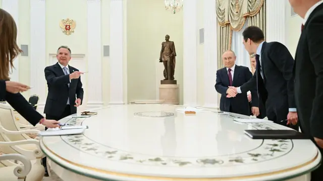 25 kwietnia 2025 r. w Moskwie Władimir Putin spotkał się w Kremlu ze specjalnym wysłannikiem Donalda Trumpa, Steve'em Witkoffem.