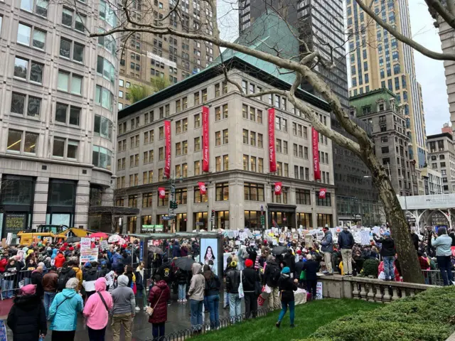 Митинг в США