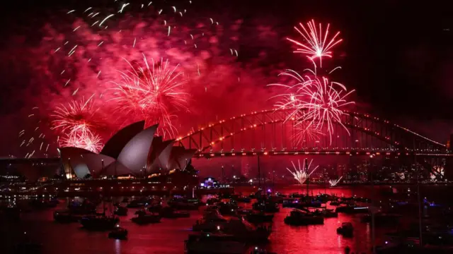 Fireworks in Sydney