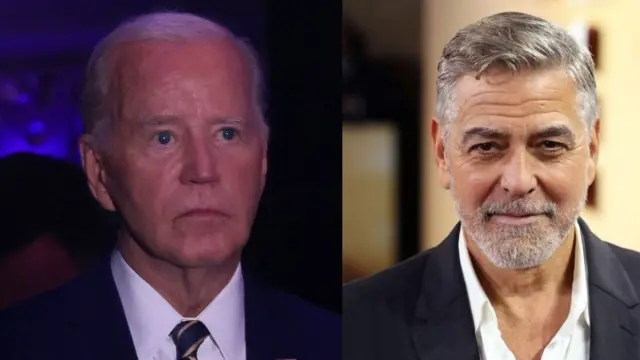 जॉर्ज क्लुनी आणि जो बायडन