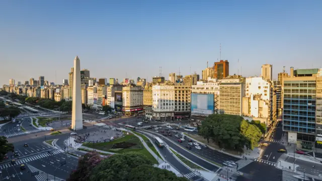 Vista do centrocasa aposta brasilBuenos Aires