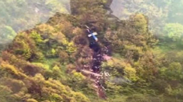 ఇబ్రహీం రైసీ హెలికాప్టర్ కూలిన ప్రదేశం ఫోటో