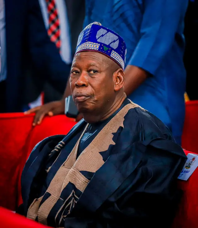 Gomina ipinlẹ Kano nigba kan, Abdullahi Ganduge, naa kopa nibi eto isinku Akeredolu 